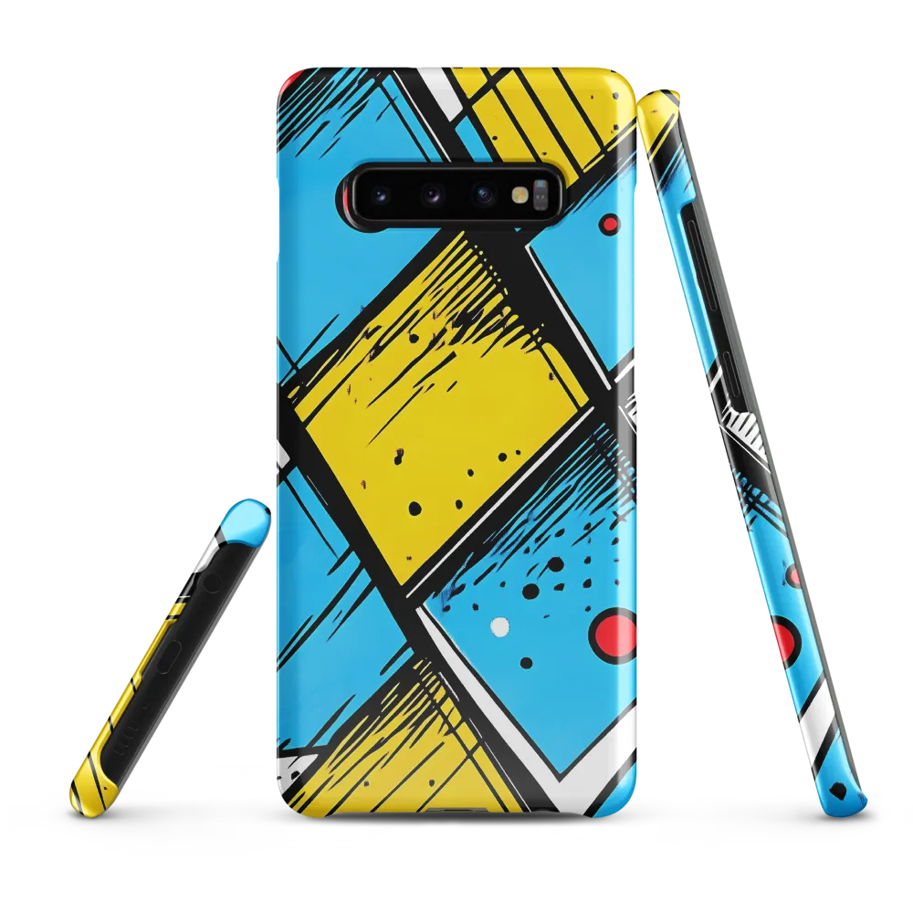 Dynamic Geometric Fusion | Phone Case |  S10 Plus | Snap Case | Glossy