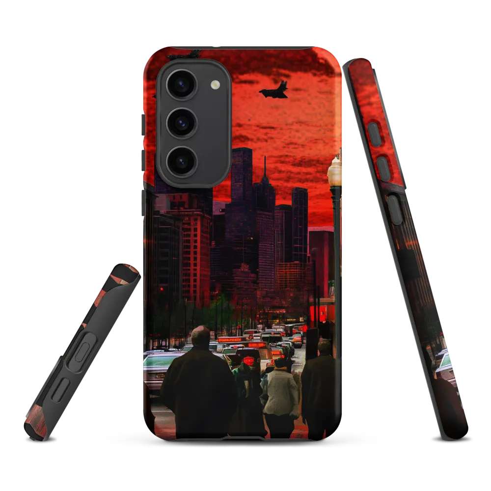 Urban Reverie: Stratospheric Shadows | Phone Case |  S23 Plus | Tough Case | Matte