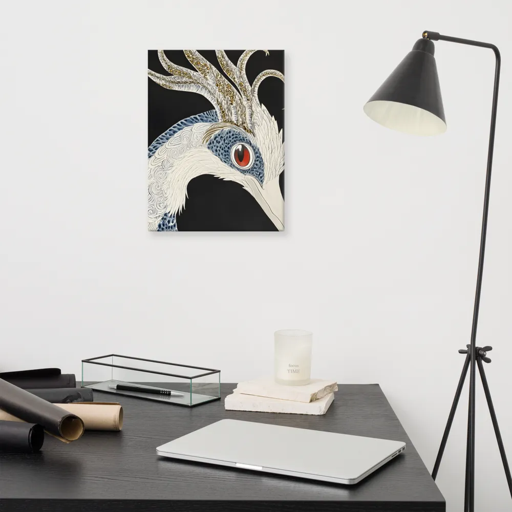 Elegance of the Majestic Peacock | Canvas | 12″×16″