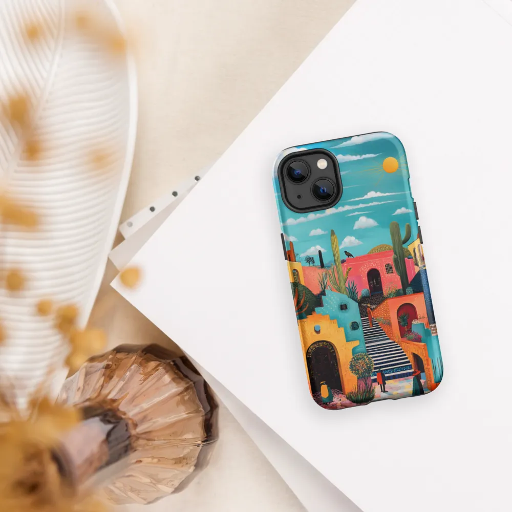 Colorful Architectural Harmony | Phone Case |  13 | Tough Case | Matte