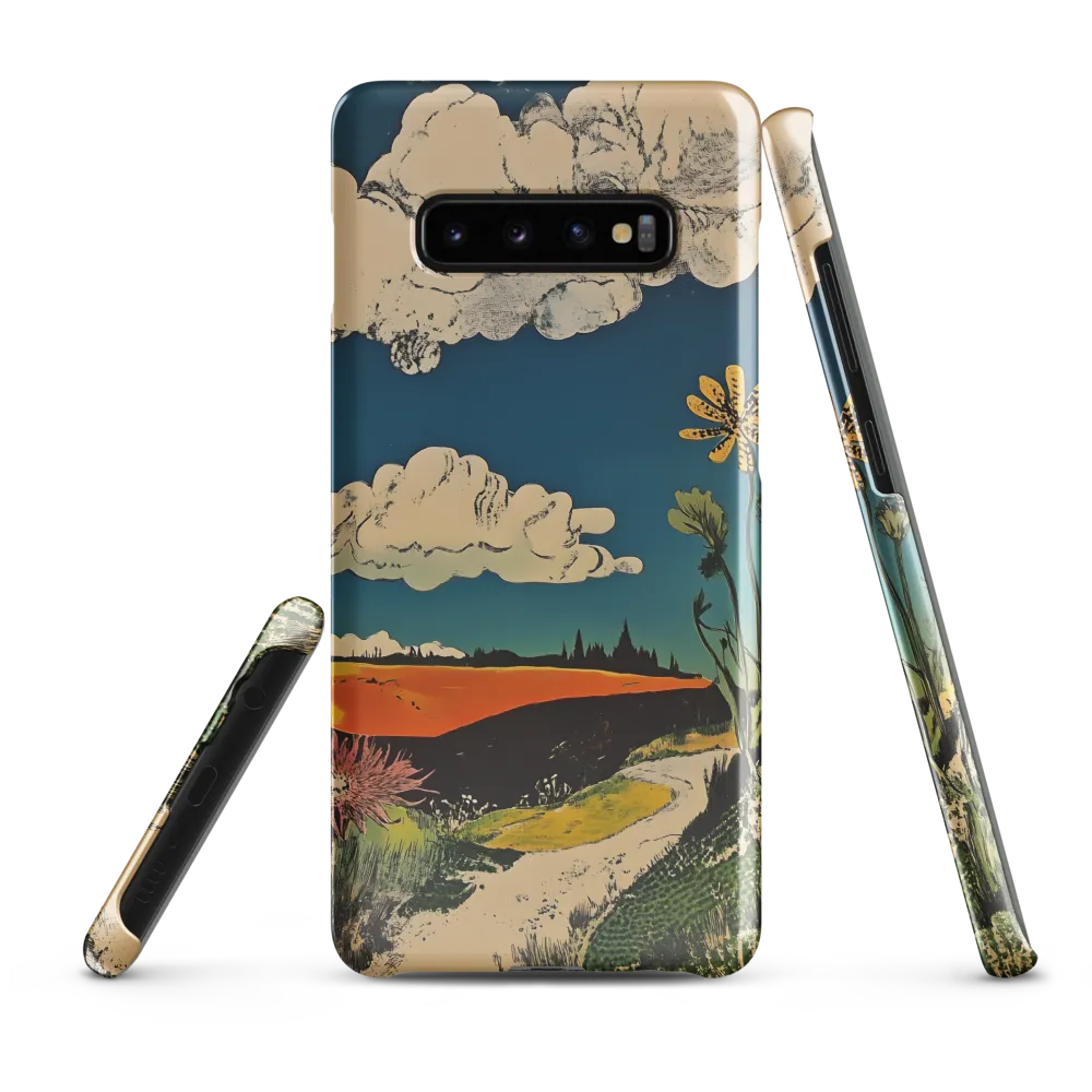 Surreal Blooming Landscape | Phone Case |  S10 Plus | Snap Case | Glossy