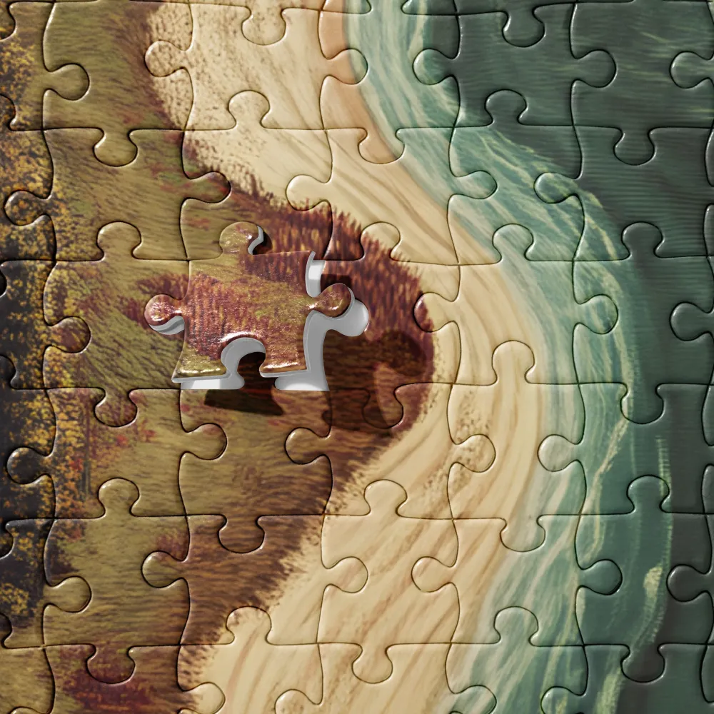 Winding Serenity: A Coastal Journey | Jigsaw Puzzle | 252 pieces