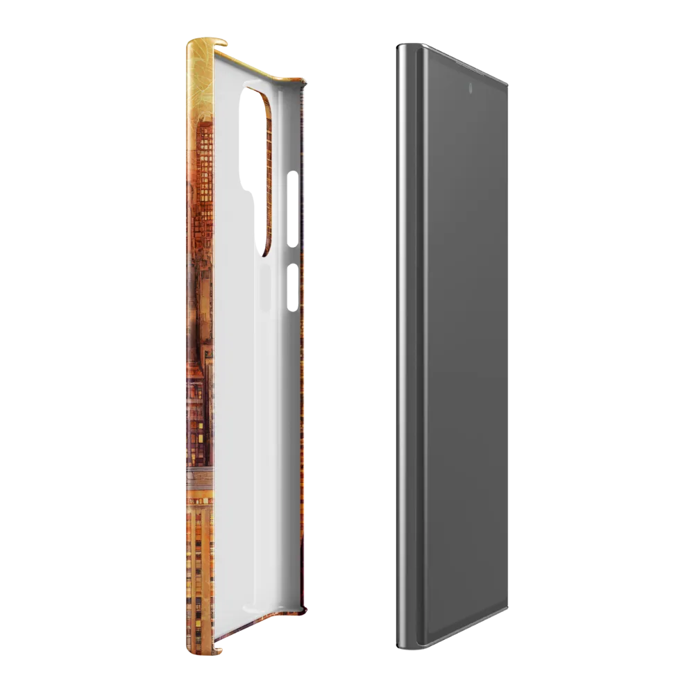 Golden Hour Over the City | Phone Case |  S22 Ultra | Snap Case | Glossy