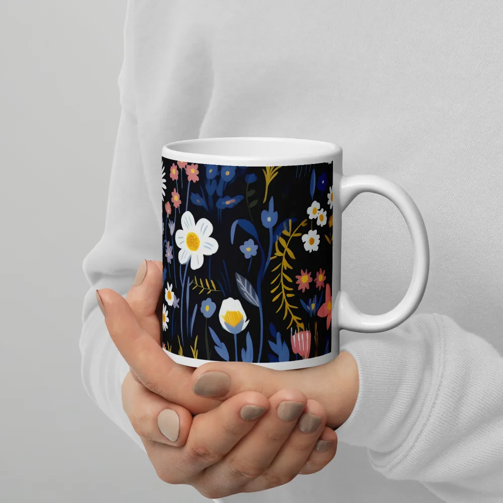 Botanical Harmony: A Floral Symphony | Mugs | Multiple Sizes & Colors