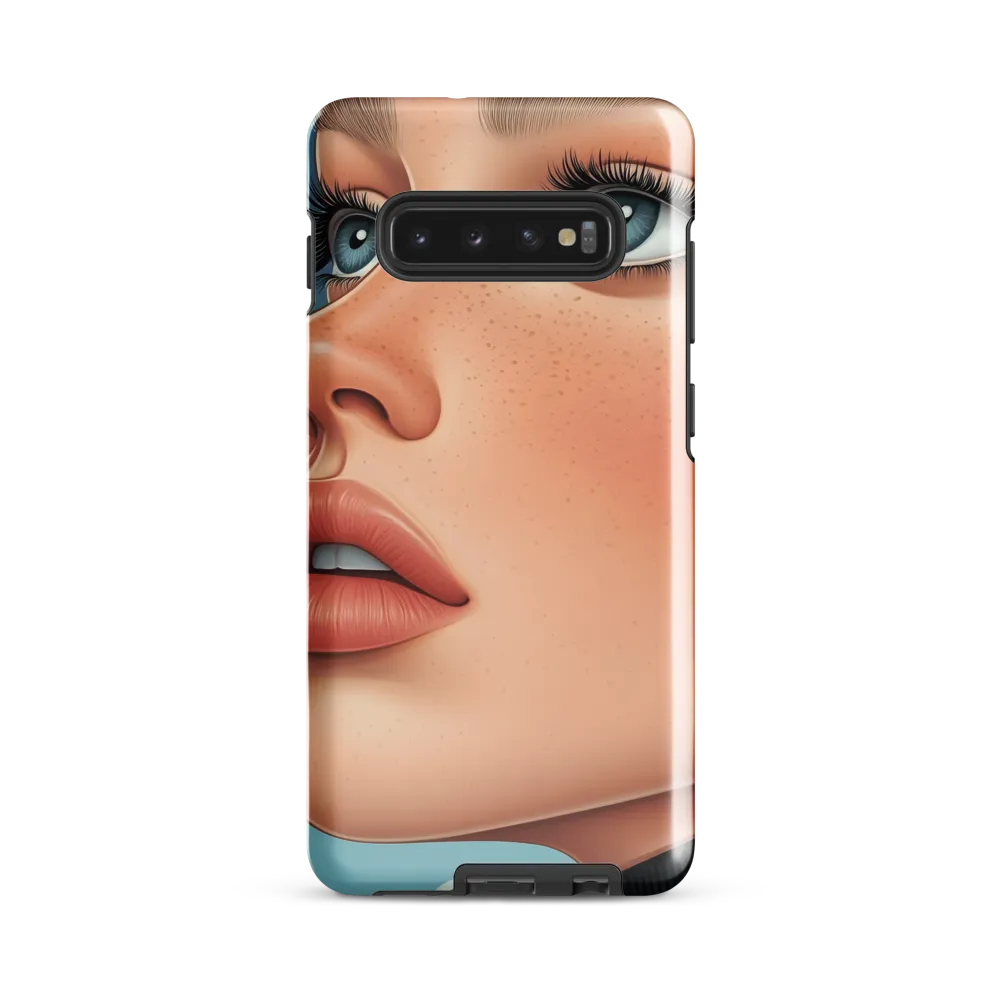 Serenity in Blue | Phone Case |  S10 Plus | Tough Case | Glossy