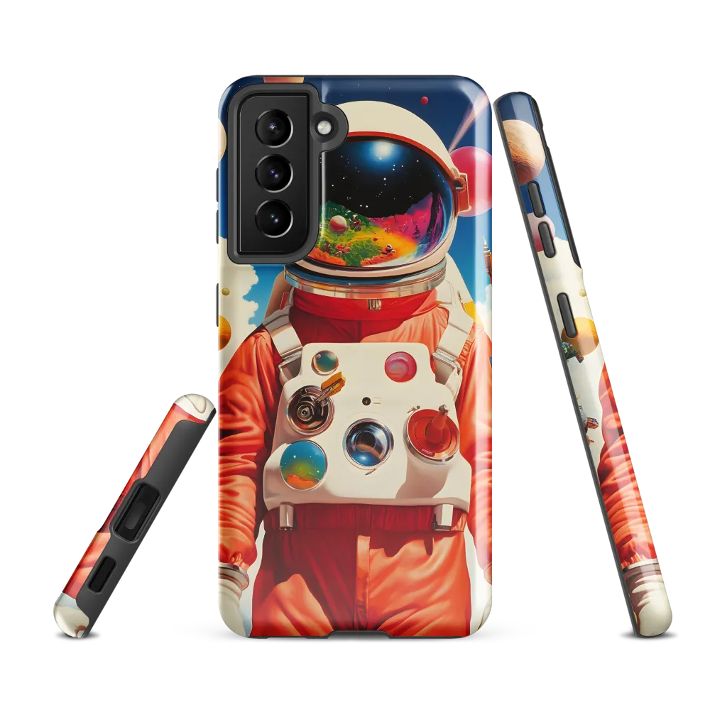 Journey Through the Cosmos | Phone Case |  S21 FE | Tough Case | Glossy