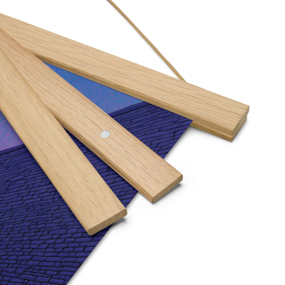 The Twilight Stroll | Poster With Oak Wood Hanger | 14″×14″