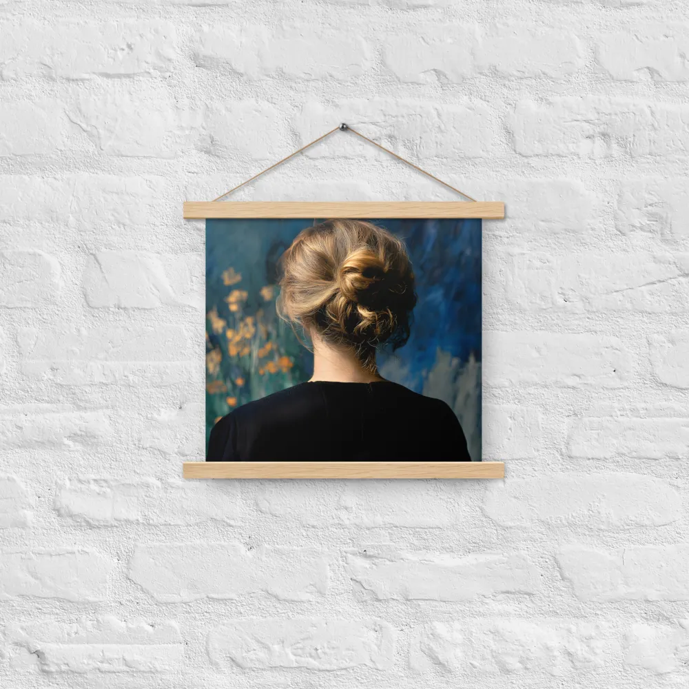 Whispers of Tranquility | Poster With Oak Wood Hanger | 14″×14″