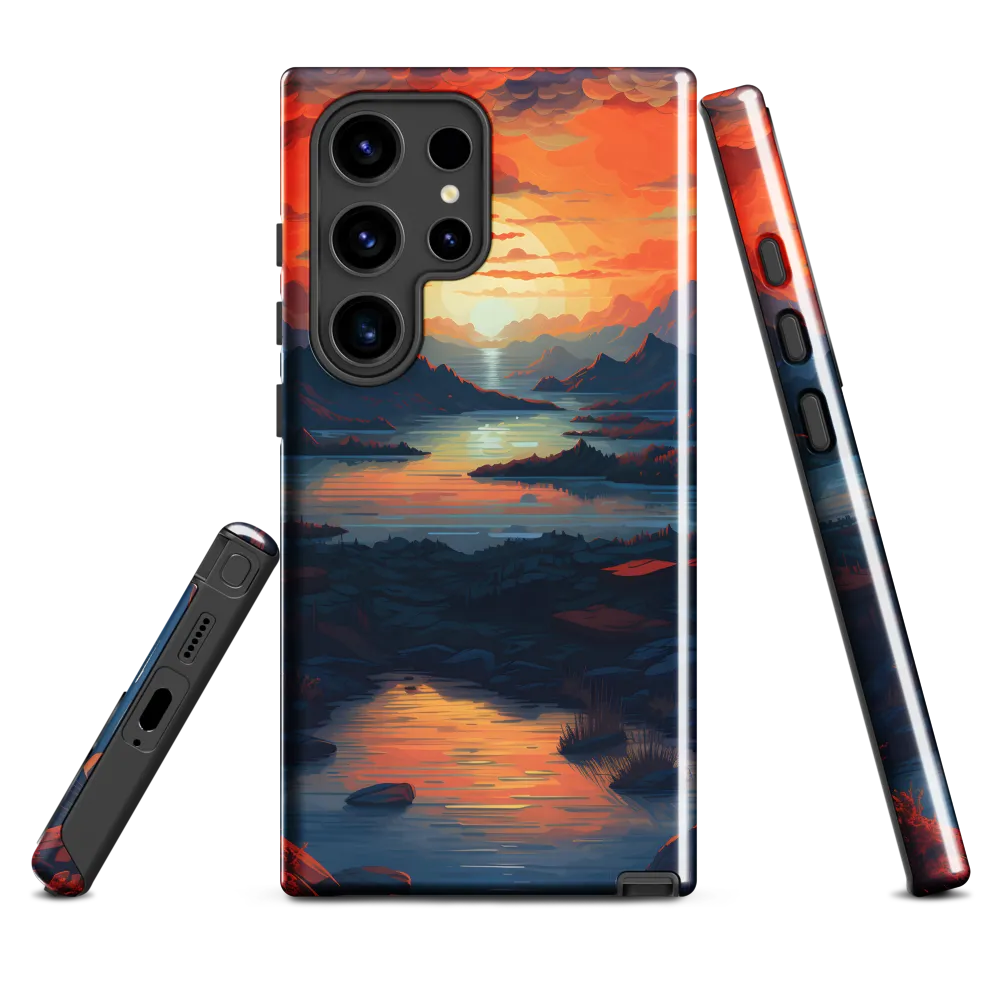 Ethereal Evening: A Digital Dusk