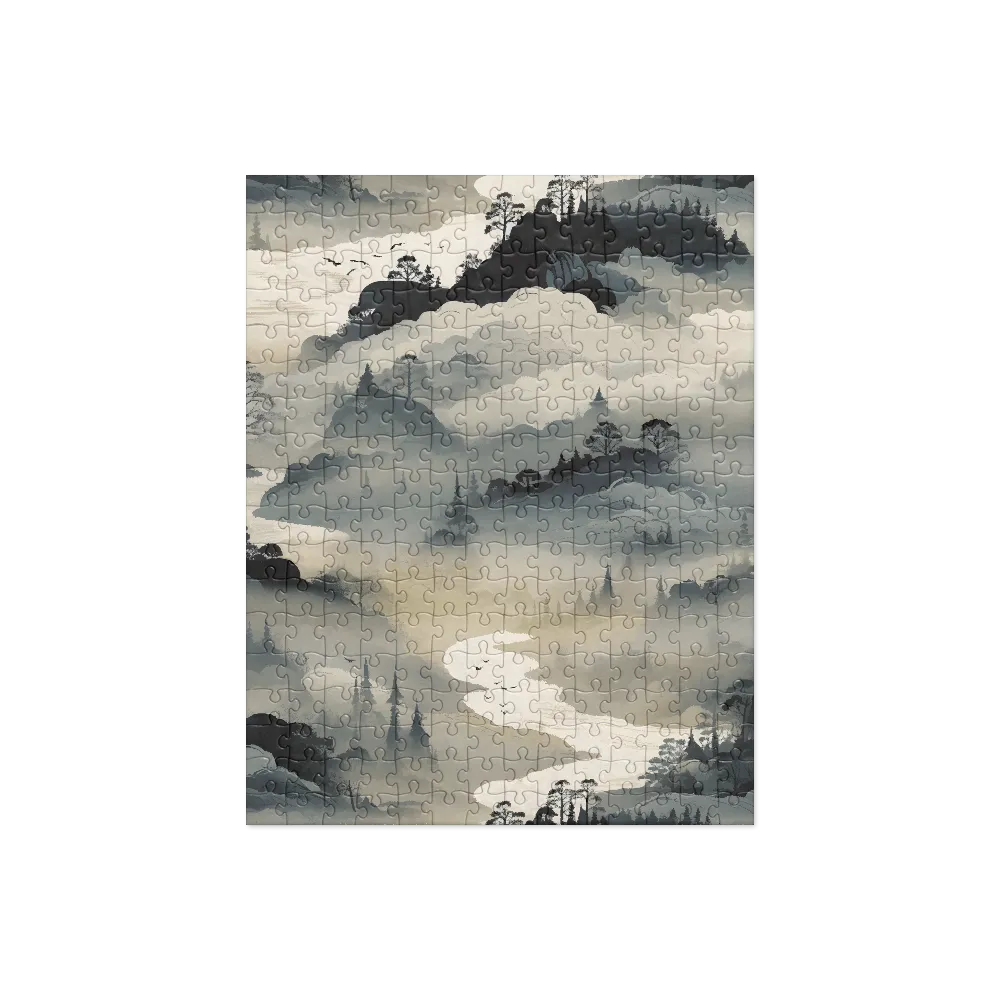 Whispers of the Misty Landscape