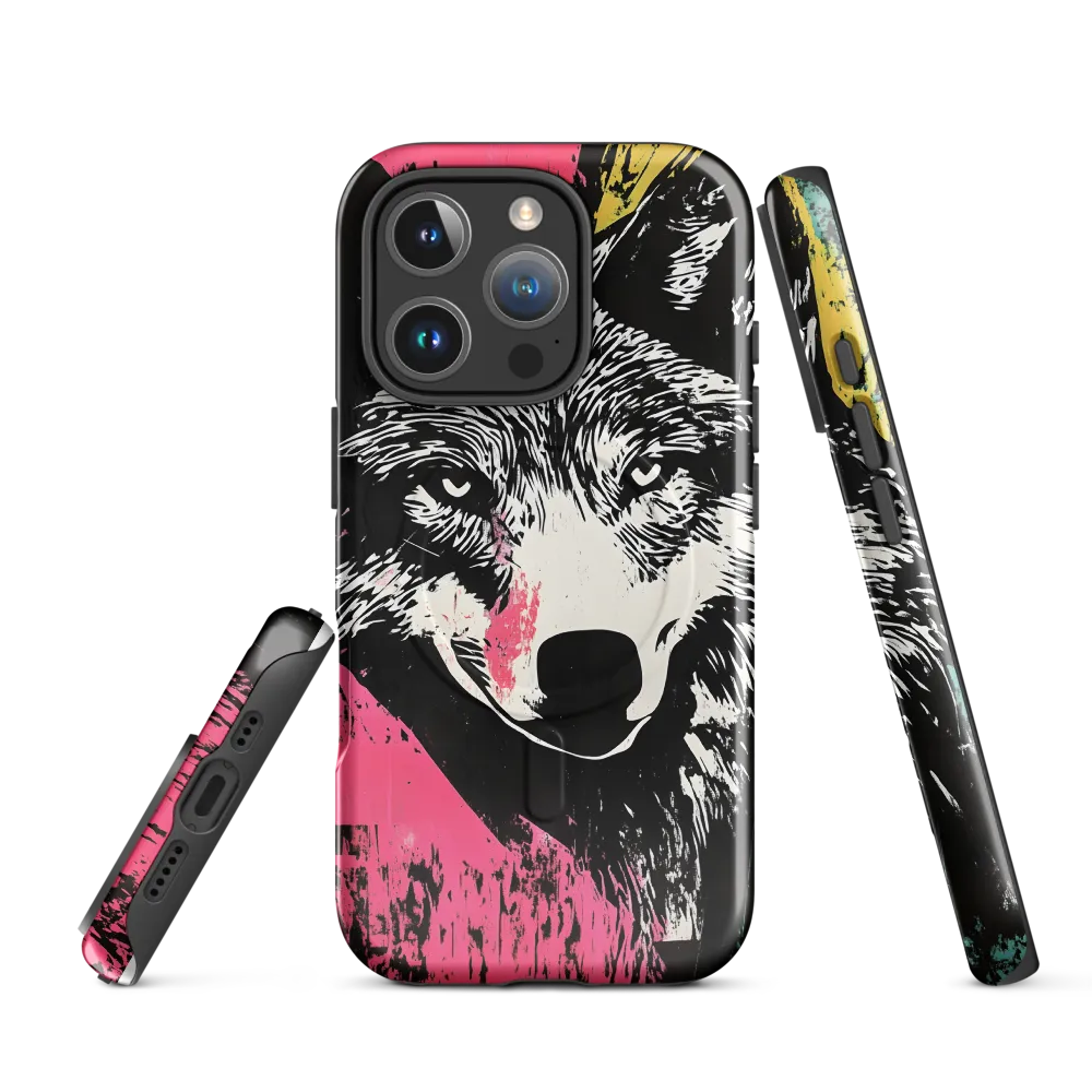 Intense Gaze of the Wolf