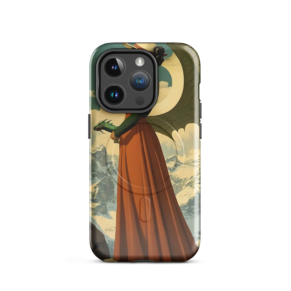 Mystic Harmony: The Dragon Keeper | Phone Case |  14 Pro | MagSafe® Tough Case | Glossy