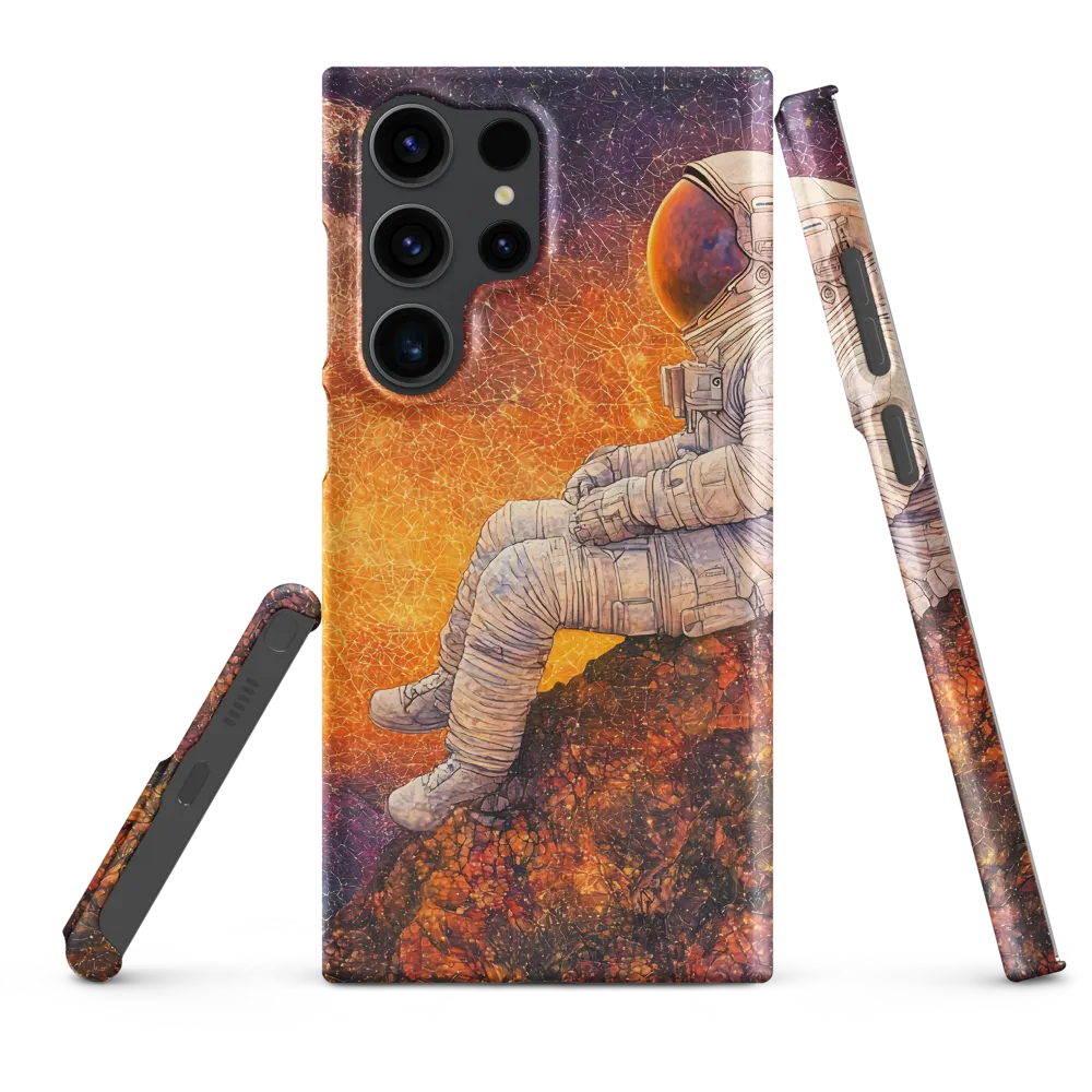 Cosmic Contemplation | Phone Case |  S23 Ultra | Snap Case | Matte