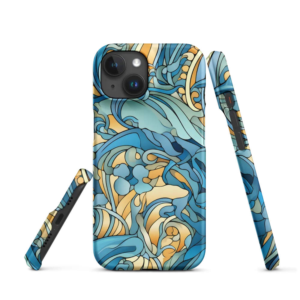 Dancing Waves of the Ocean | Phone Case |  15 | Snap Case | Matte
