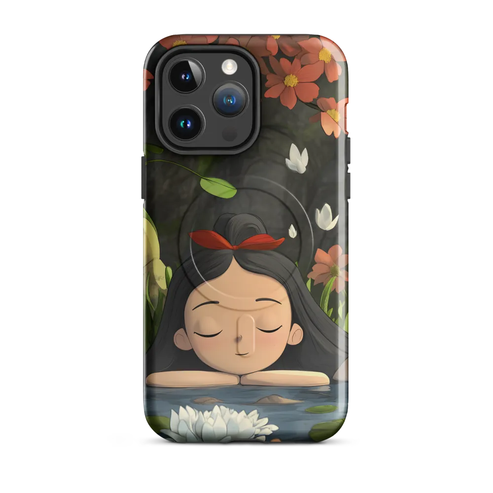Tranquility by the Waterside | Phone Case |  14 Pro Max | MagSafe® Tough Case | Glossy