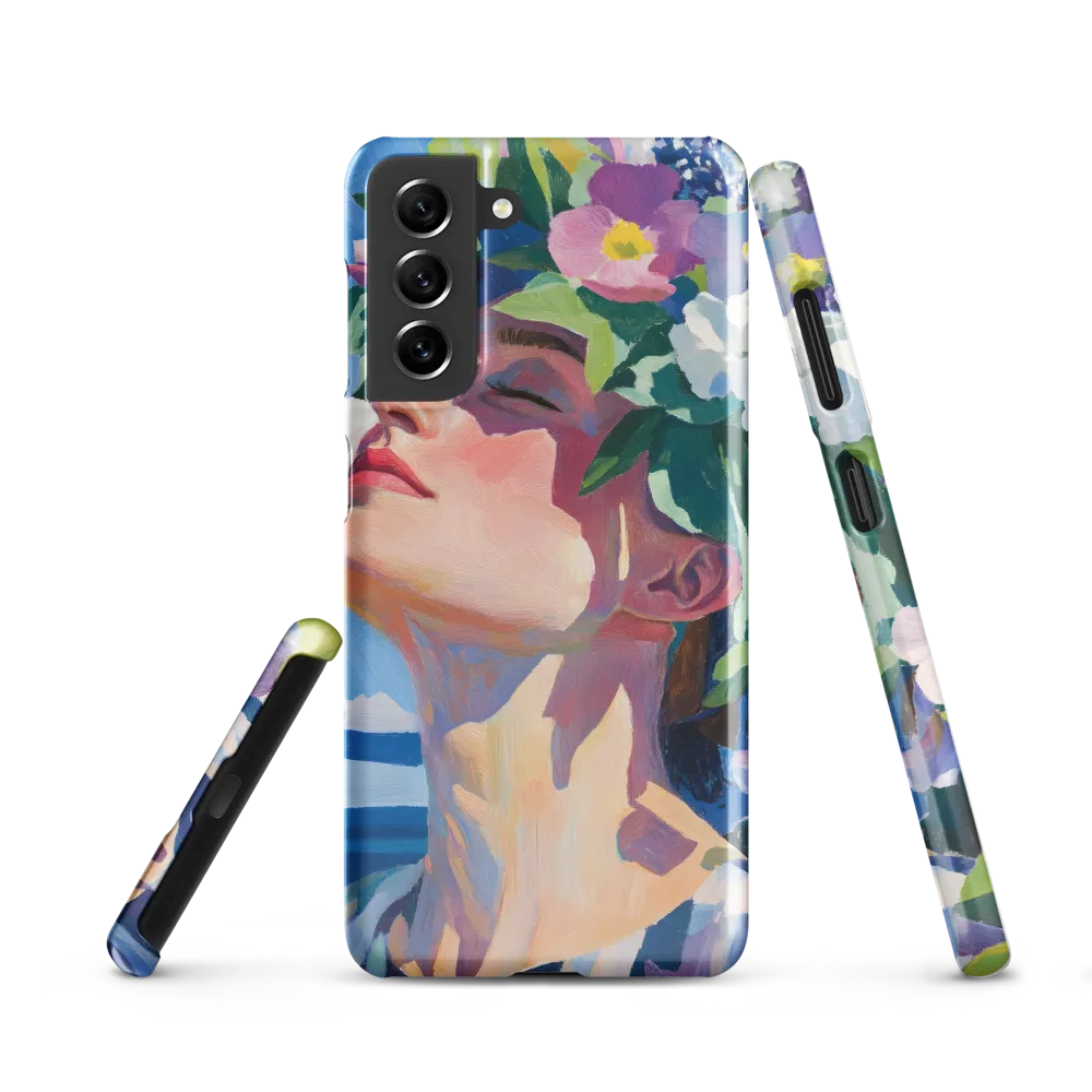 Blossom of Serenity | Phone Case |  S21 | Snap Case | Glossy