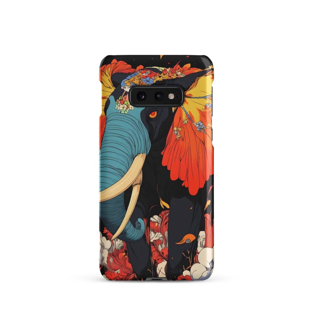 Majesty of the Floral Elephant | Phone Case |  S10e | Snap Case | Matte