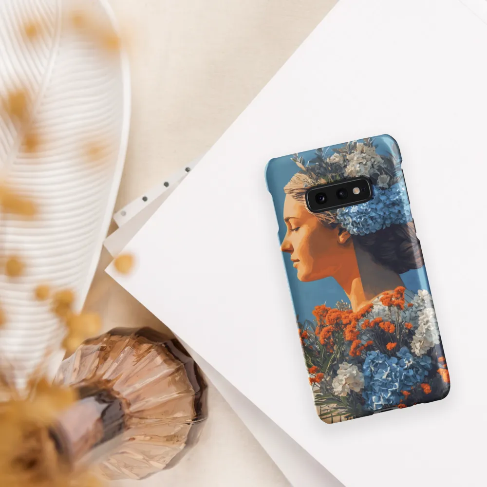 Floral Reverie: A Portrait of Serenity