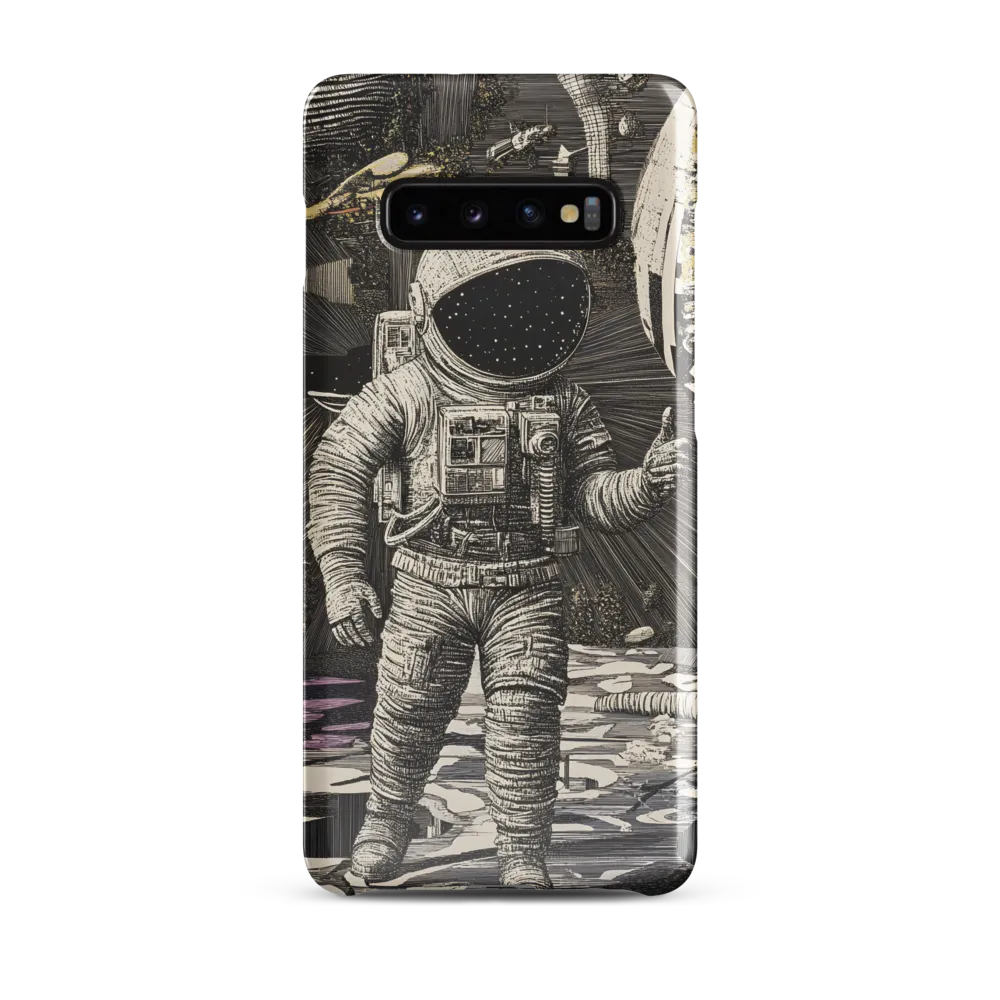 Beyond the Stars: The Astronaut's Voyage | Phone Case |  S10 Plus | Snap Case | Glossy