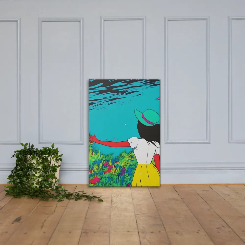 Whimsical Encounter | Canvas | 24″×36″