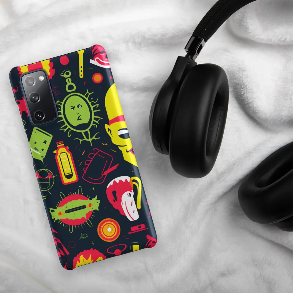 Neon Revelry: A Quirky Exploration of Modern Pop Art