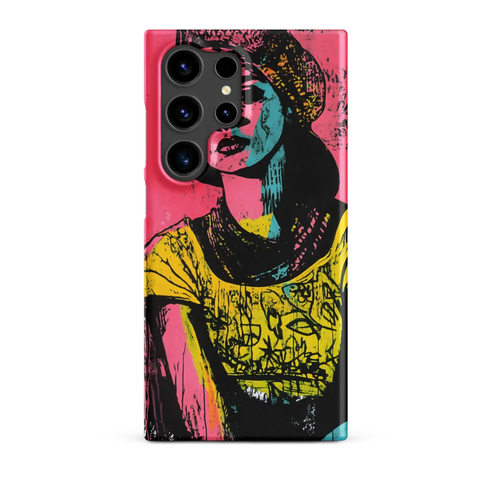 Urban Elegance: A Graffiti Portrait
