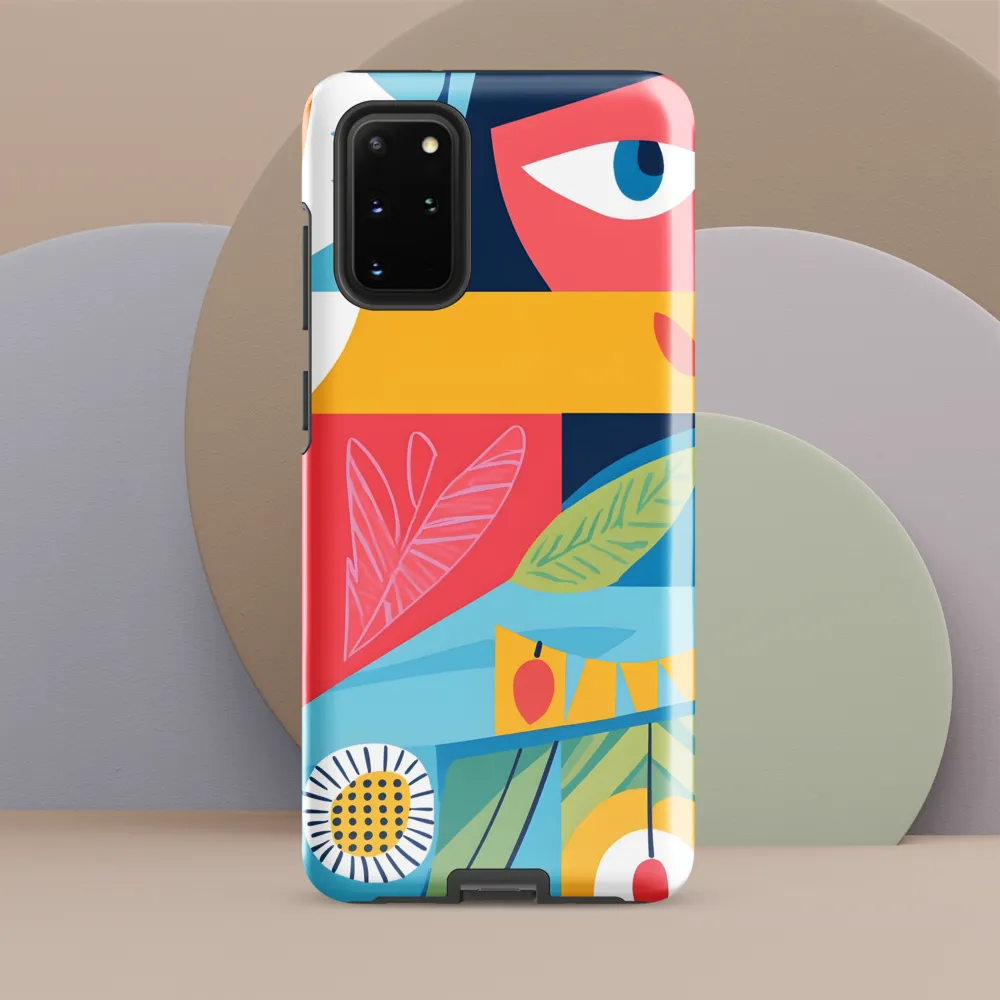 Fragmented Gaze in Botanical Blocks