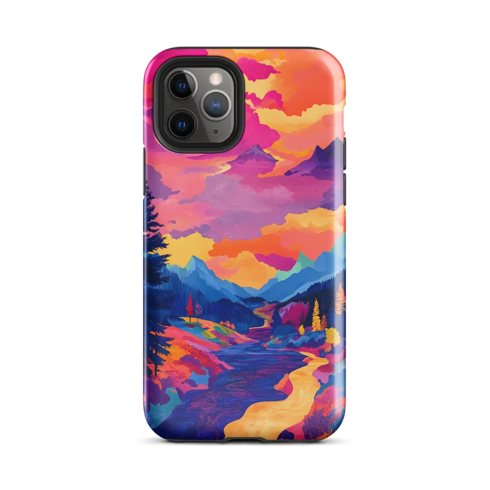 Radiant Serenity: A Surreal Landscape | Phone Case |  11 Pro | Tough Case | Glossy