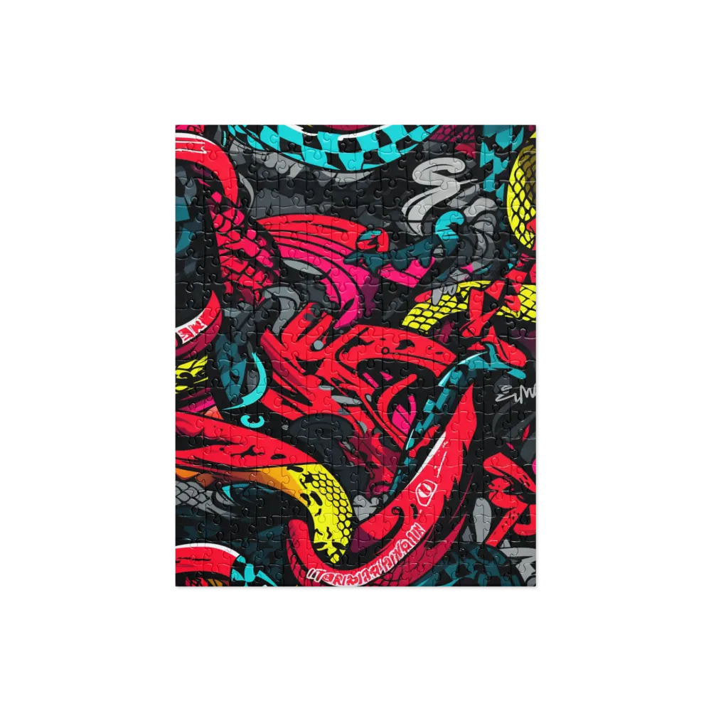 Chaos of Serpents | Jigsaw Puzzle | 252/520 pieces