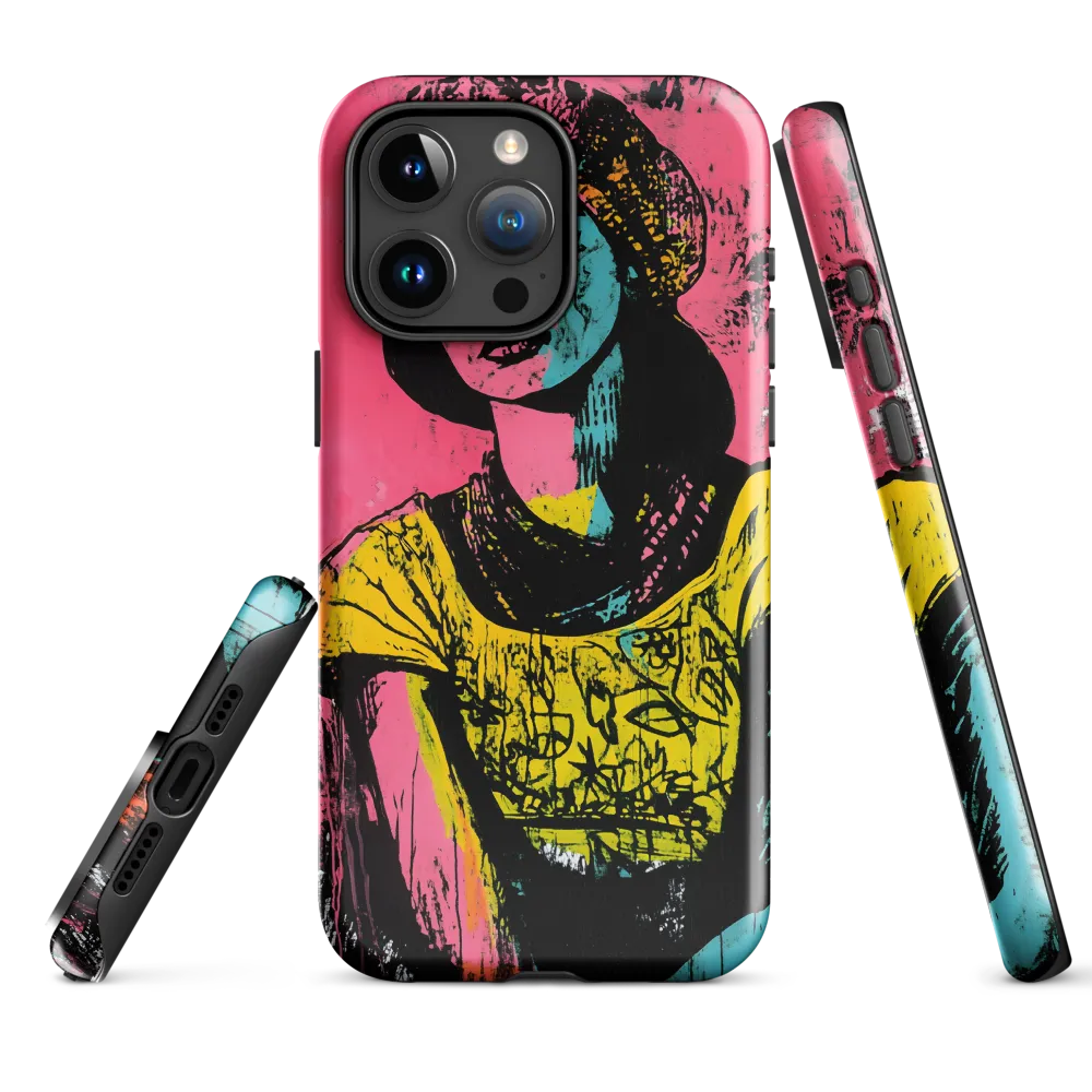 Urban Elegance: A Graffiti Portrait