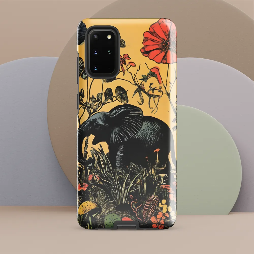 Floral Majesty: The Elephant's Sanctuary