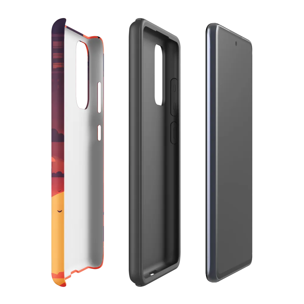 Urban Dusk: A Symphony of Cityscapes | Phone Case |  S20 FE | Tough Case | Matte