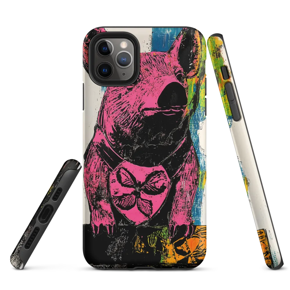 Vibrant Hearted Pig