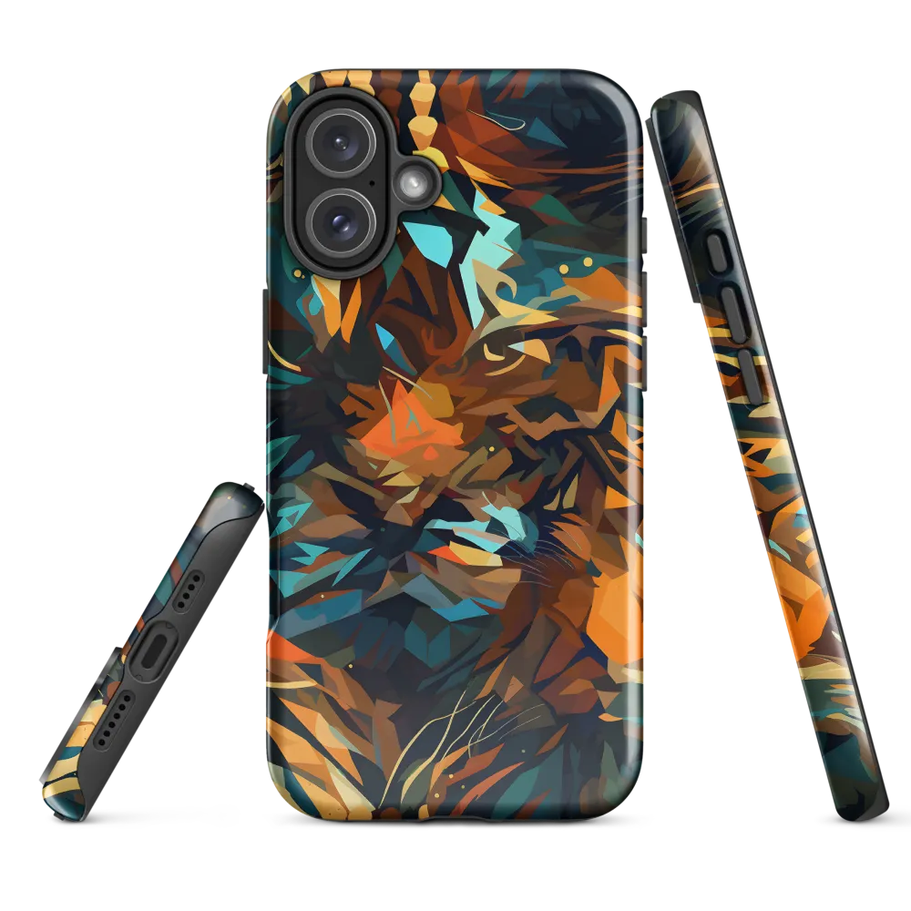 Wild Symphony: Abstract Tigers | Phone Case |  16 Plus | Tough Case | Glossy