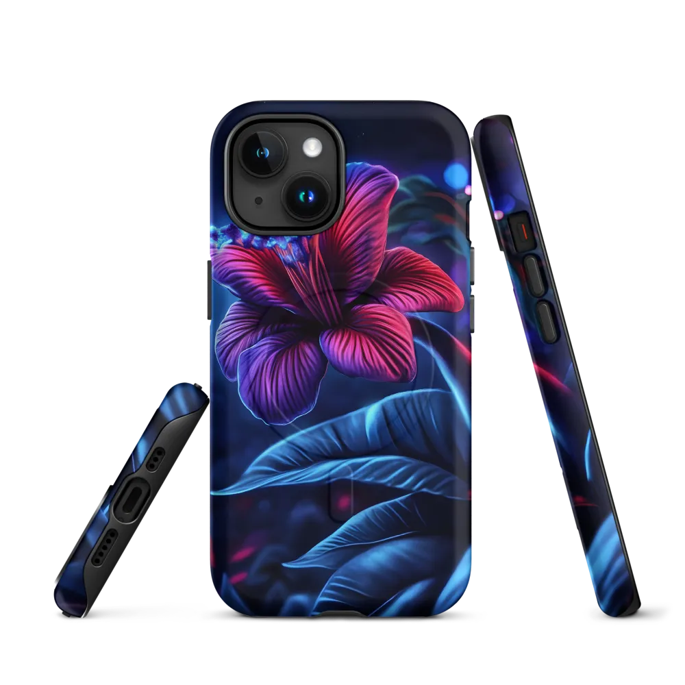 Illuminated Serenity: The Surreal Blossom