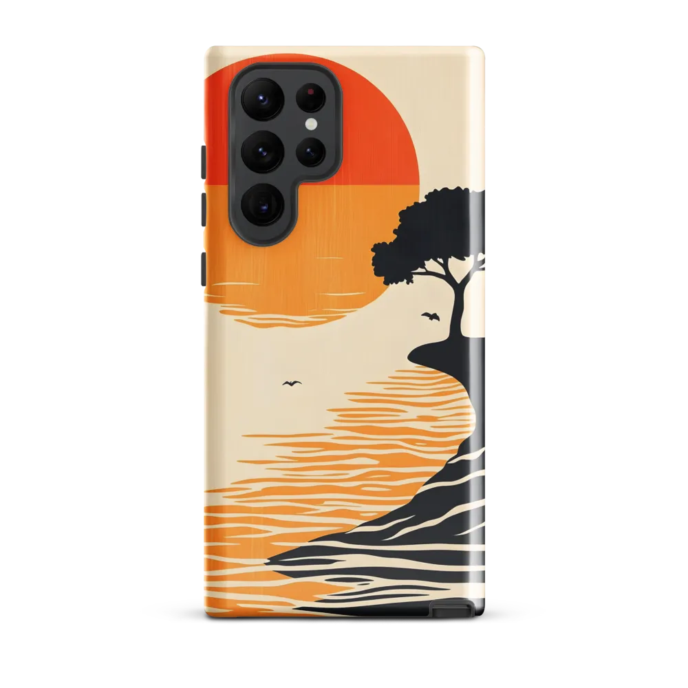 Serene Sunset | Phone Case |  S22 Ultra | Tough Case | Glossy