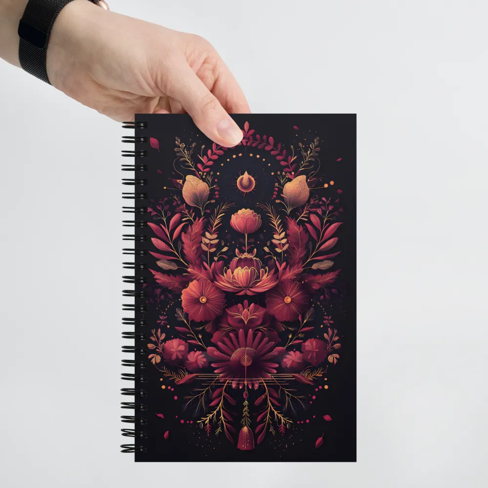 Elegance in Bloom | Spiral Notebook