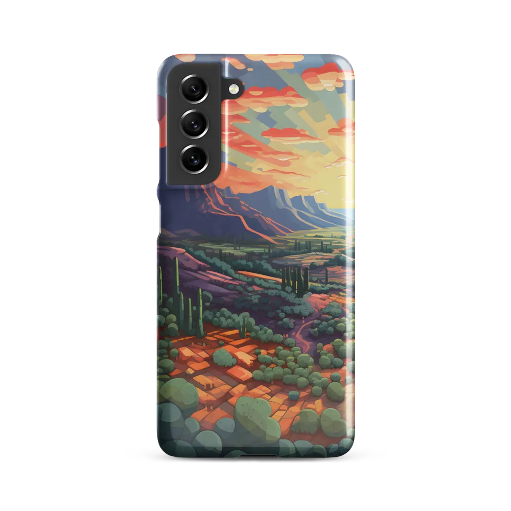 Desert Serenity at Dusk | Phone Case |  S21 FE | Snap Case | Glossy