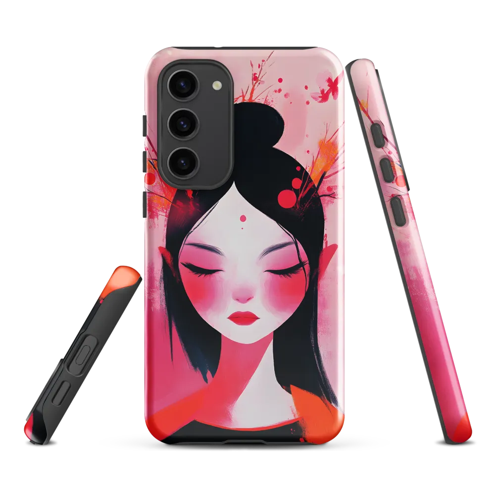 Serenity in Pink | Phone Case |  S23 Plus | Tough Case | Glossy