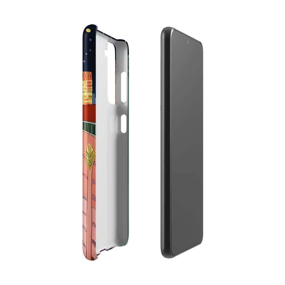 Urban Dreamscape: A Pop Art Night | Phone Case |  S21 | Snap Case | Matte