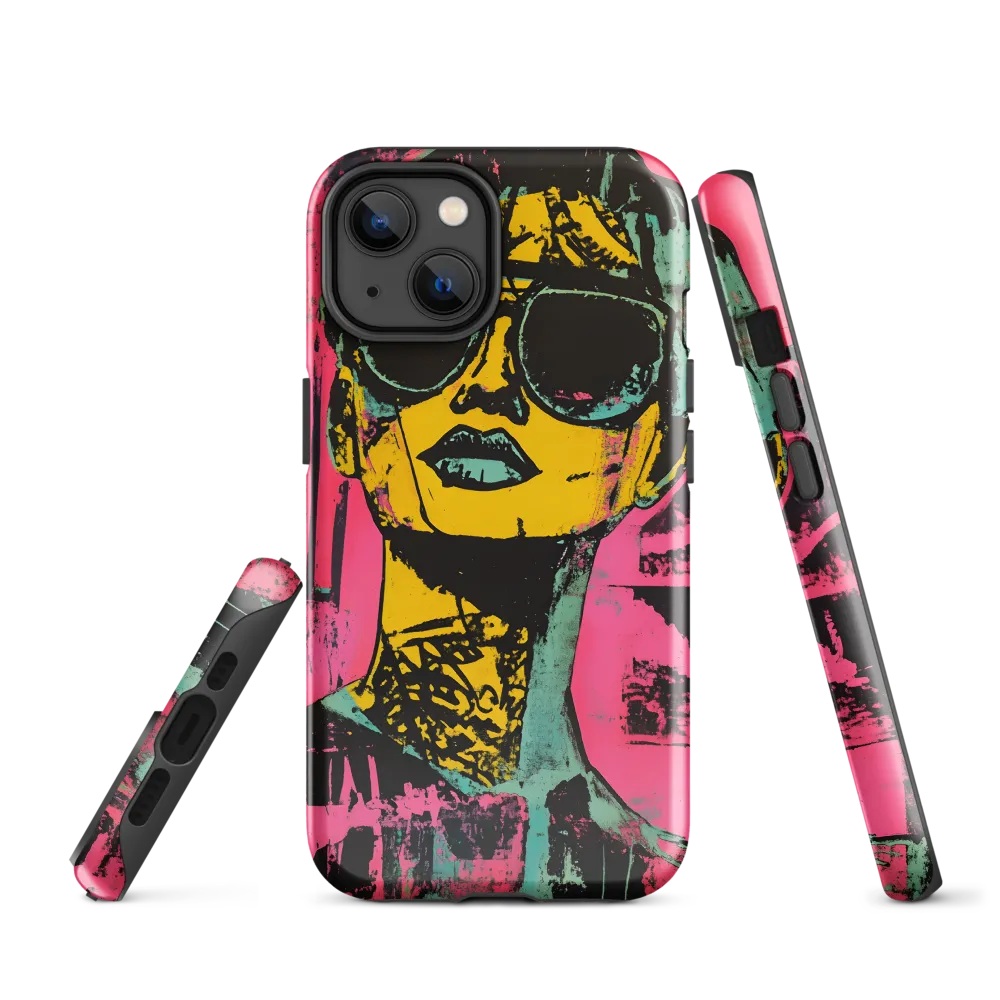 Confident Portrait in Neon Colors