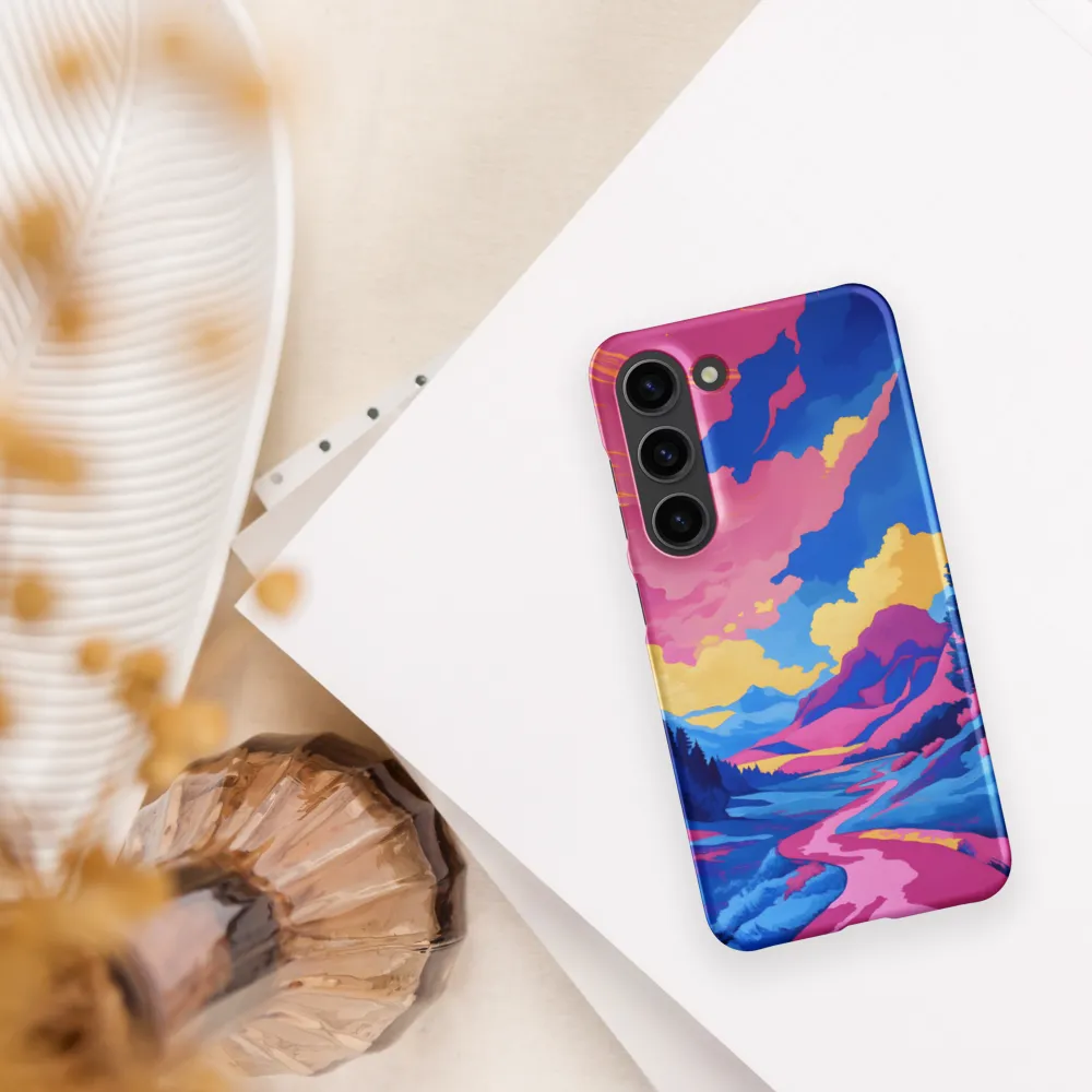 Dreamscape: The Serene River | Phone Case |  S23 | Snap Case | Matte