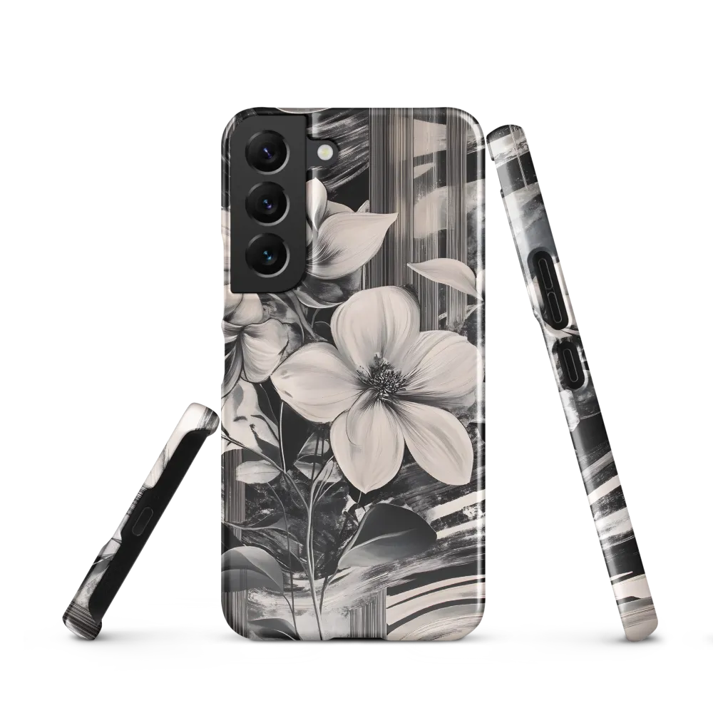 Ethereal Bloom: A Dance of Monochromes