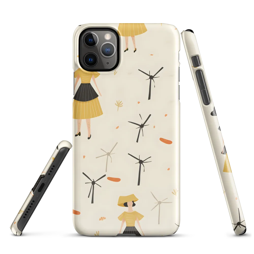 Whimsical Patterns of Nature and Femininity | Phone Case |  11 Pro Max | Snap Case | Glossy