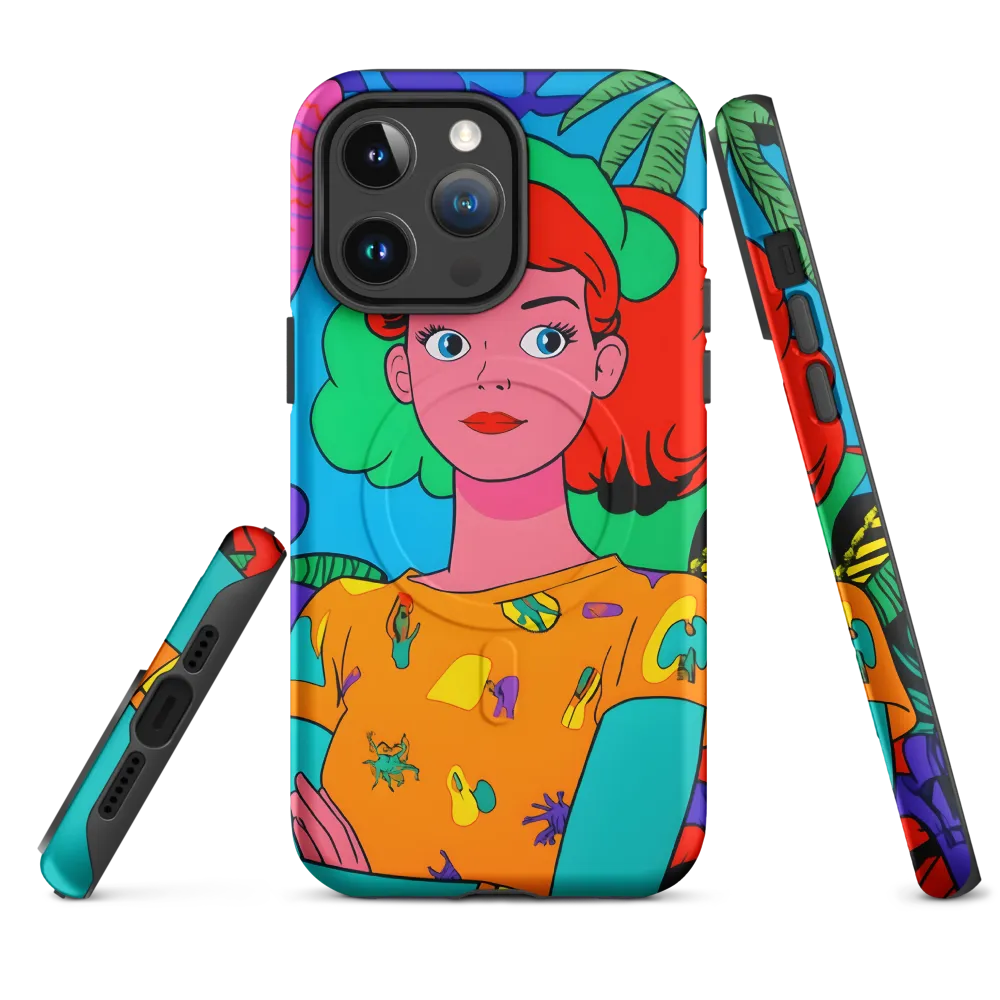 Tropical Vibes: A Playful Portrait
