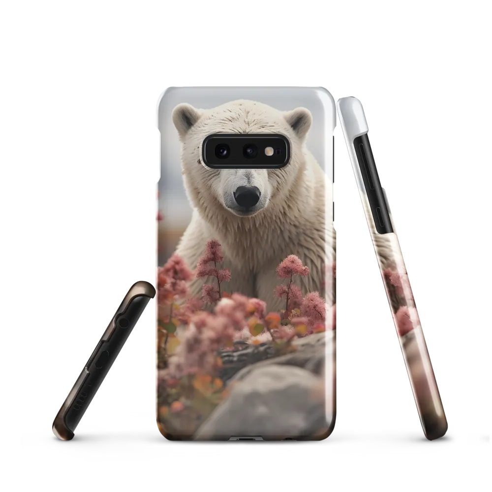 Curiosity Among Blooms: The Polar Bear