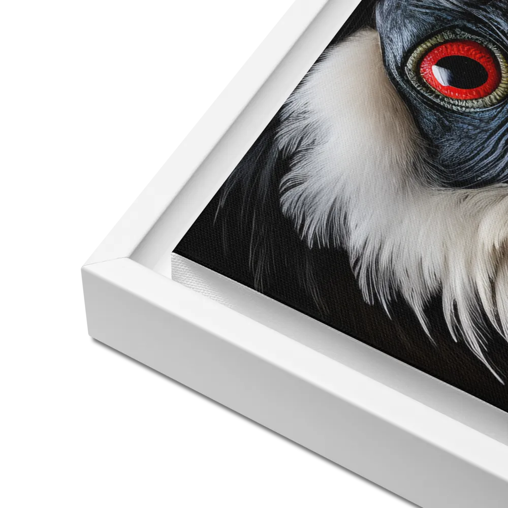 Majestic Hornbill Portrait | Canvas with White Frame | 18″×24″