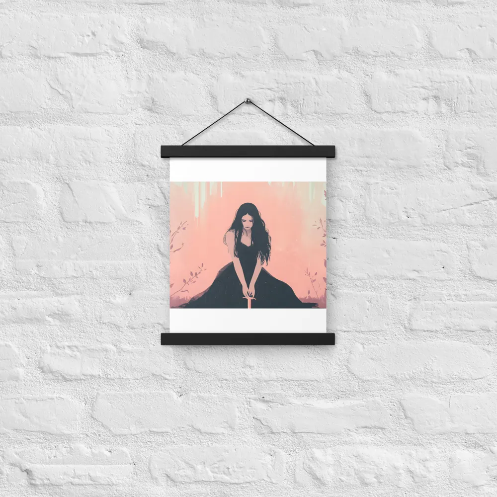 The Guardian of Solitude | Poster With Black Wood Hanger | 11″×14″