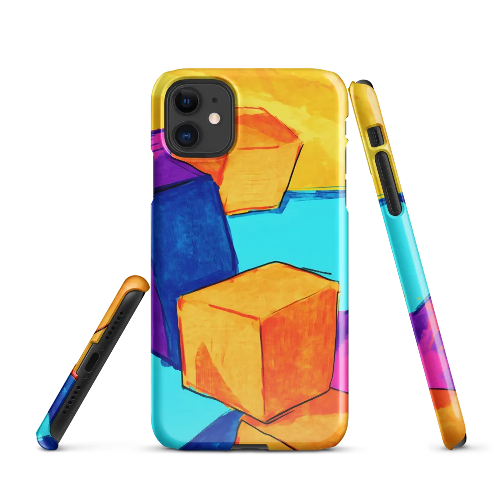 Playful Cubes in Vibrant Harmony