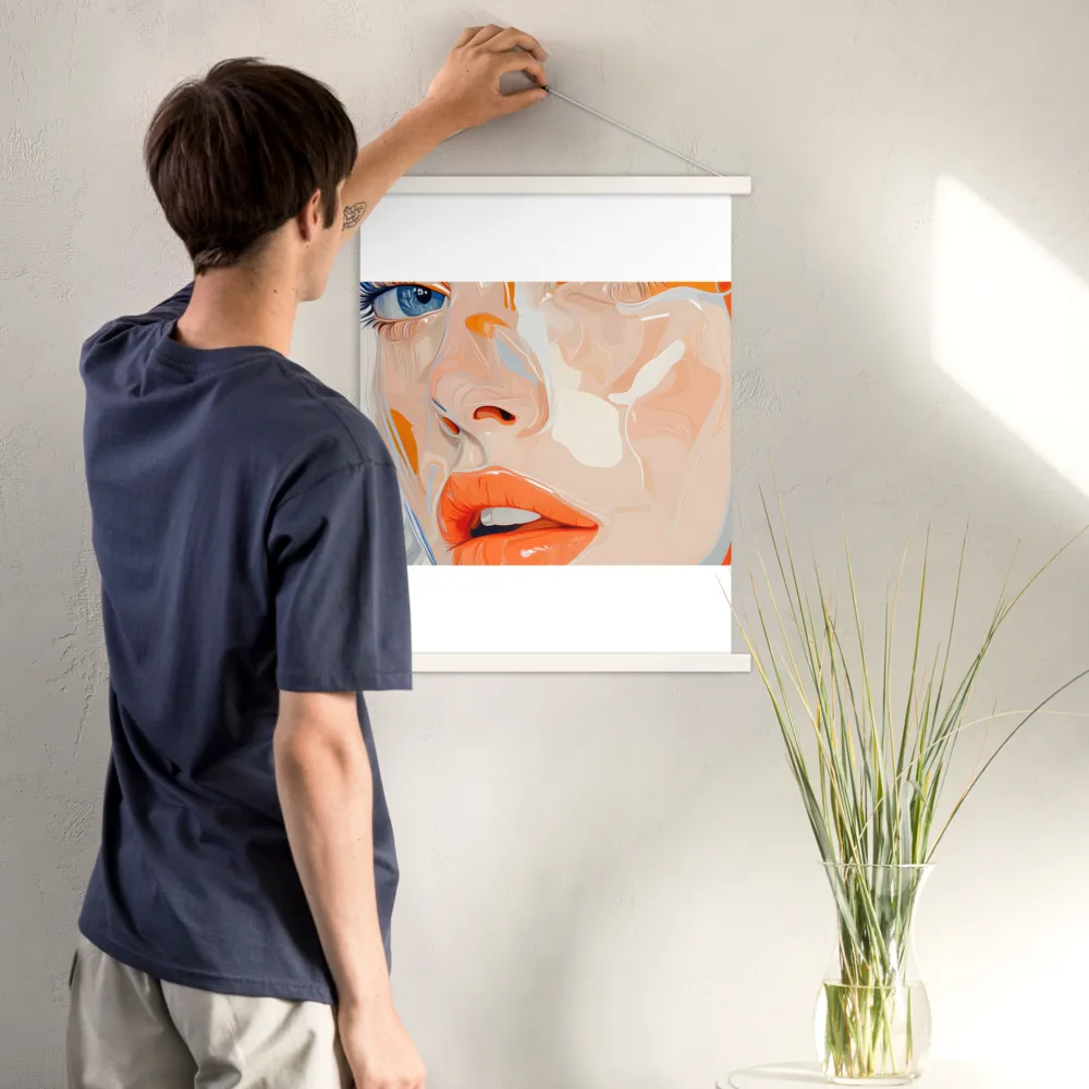 Ethereal Expressions | Poster With White Wood Hanger | 18″×24″